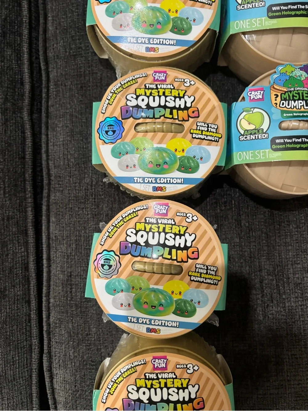 The Viral Mystery Squishy Dumpling “crazy fun” Blind Box Lot -